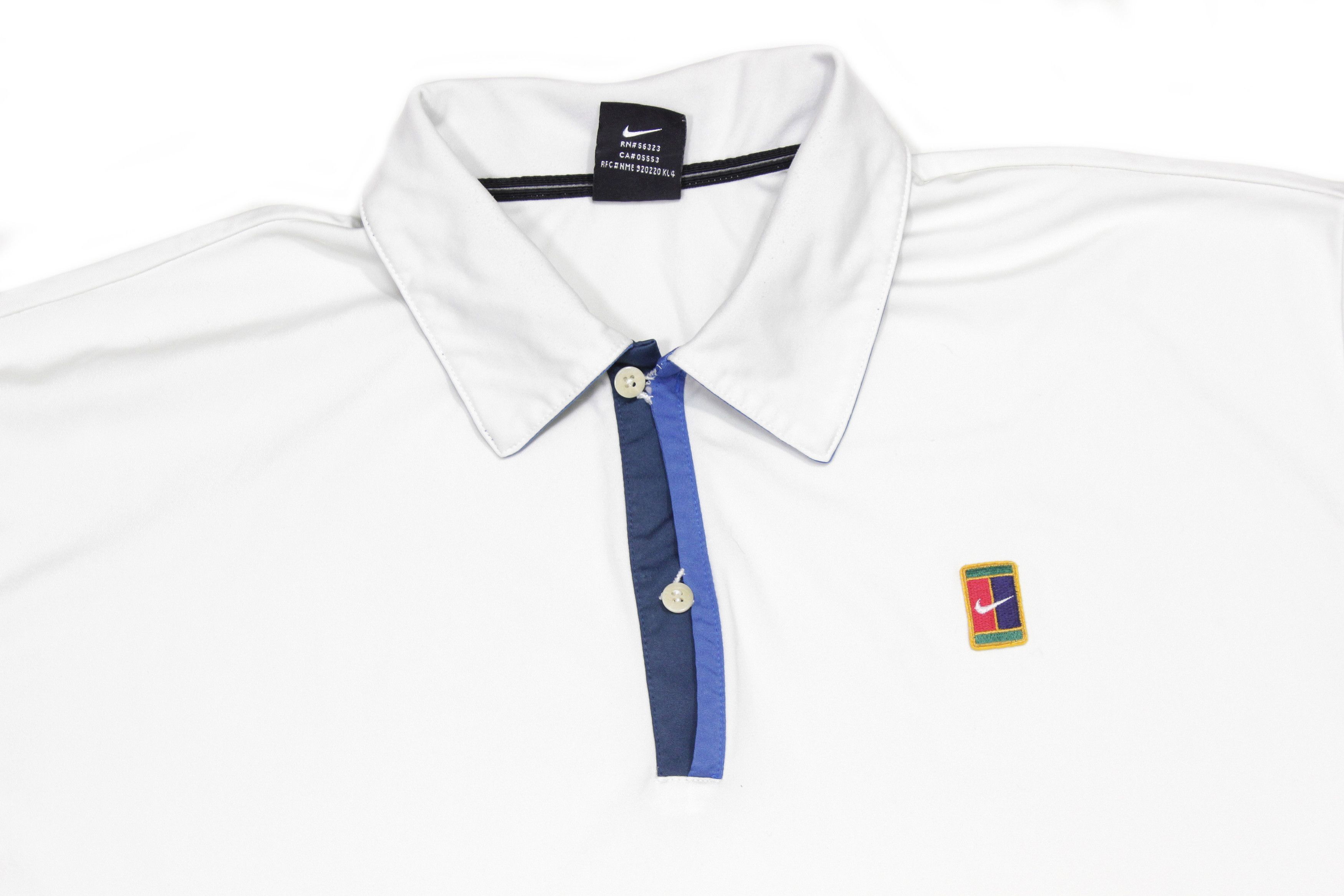 Nike 90S Court Logo Polo Size US L / EU 52-54 / 3 - 3 Thumbnail