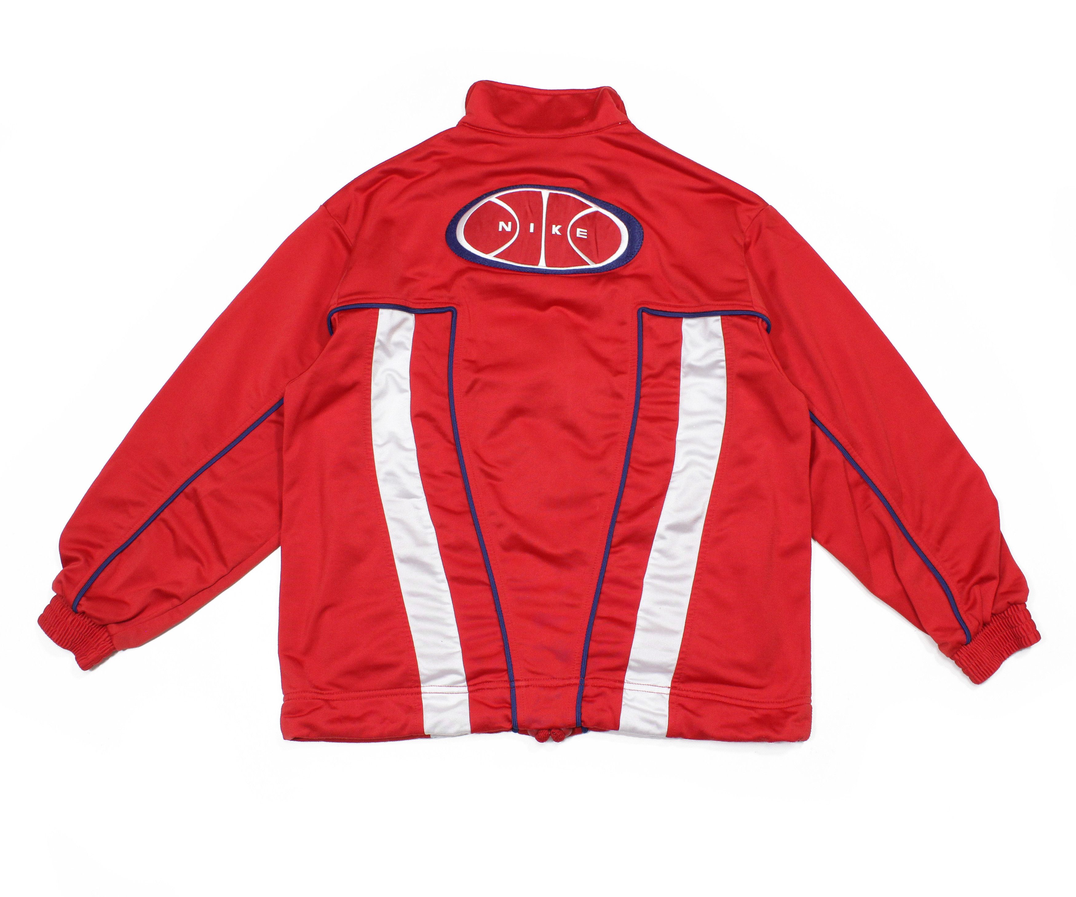 Nike 90S Swoosh Basketball Logo Jacket Size US S / EU 44-46 / 1 - 1 Thumbnail