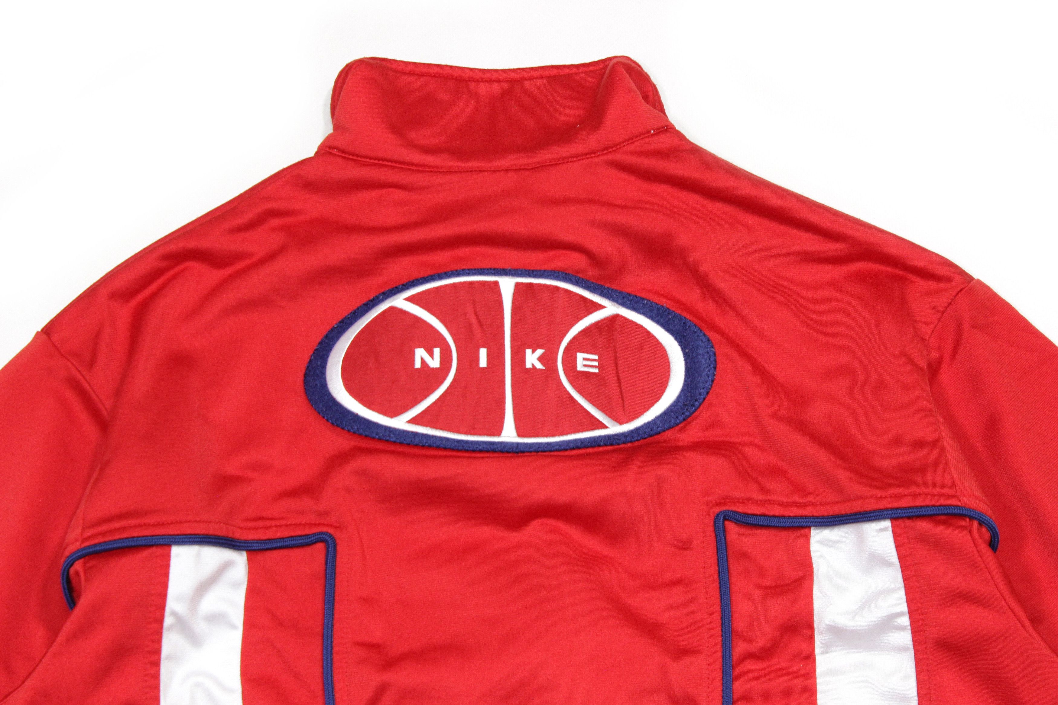 Nike 90S Swoosh Basketball Logo Jacket Size US S / EU 44-46 / 1 - 3 Thumbnail