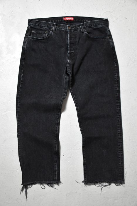 Supreme Supreme Washed Regular Jeans Black | Grailed