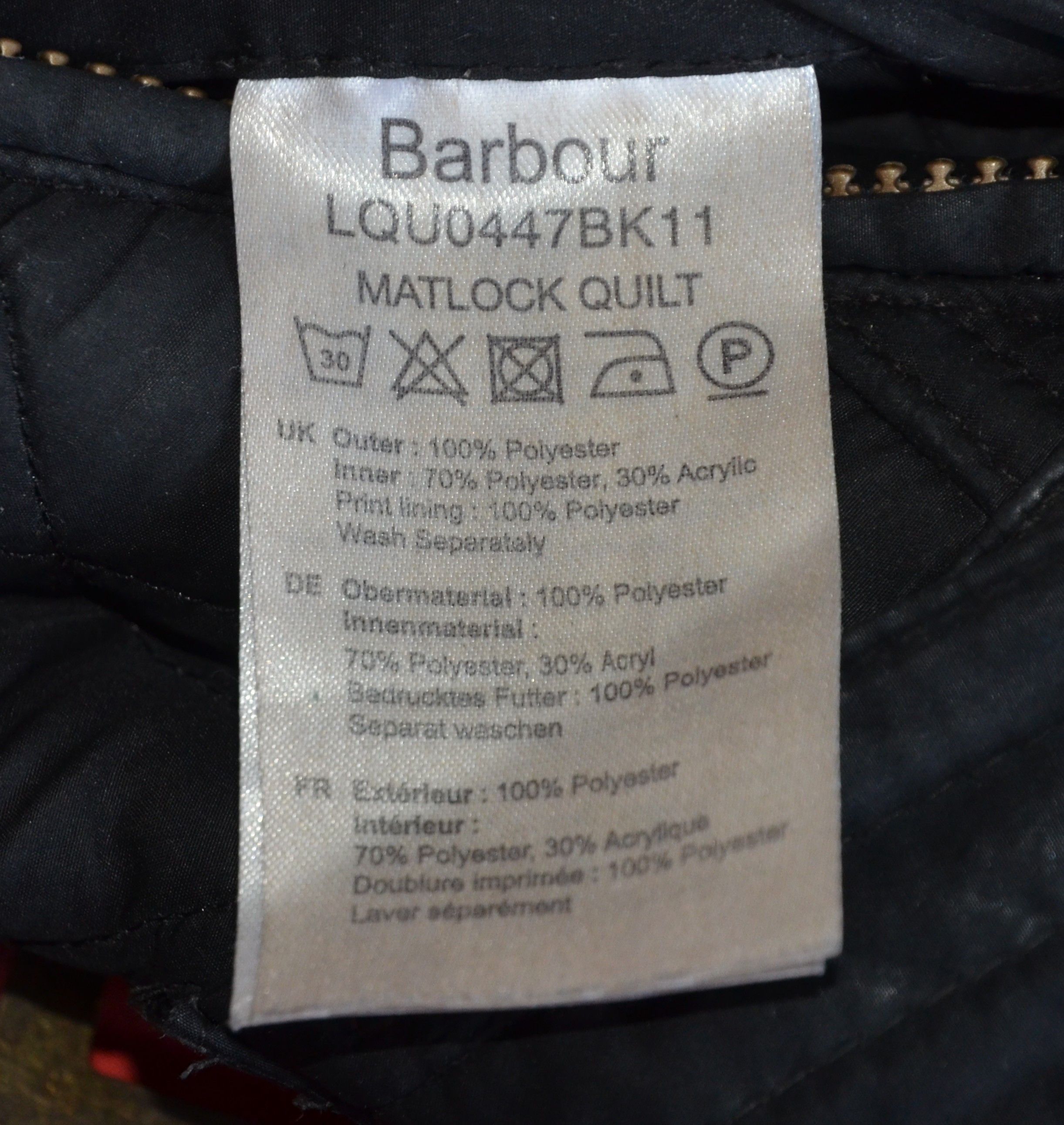Barbour Barbour Matlock Quilt International Motorcycle Women Jacket Size M / US 6-8 / IT 42-44 - 10 Thumbnail