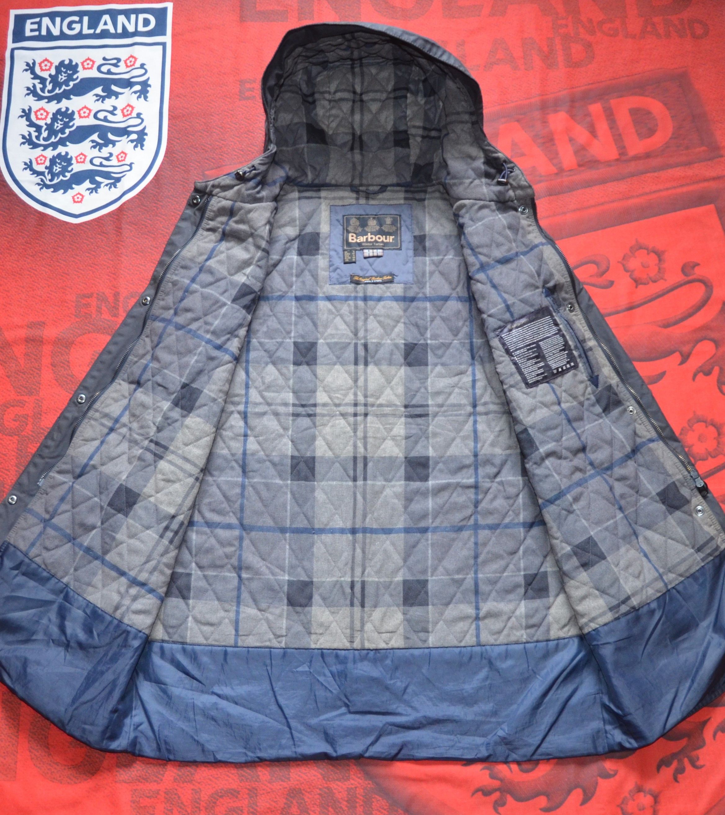 Barbour Barbour Coll Wax Winter Tartan Women Jacket England Parka Size XL / US 12-14 / IT 48-50 - 7 Thumbnail