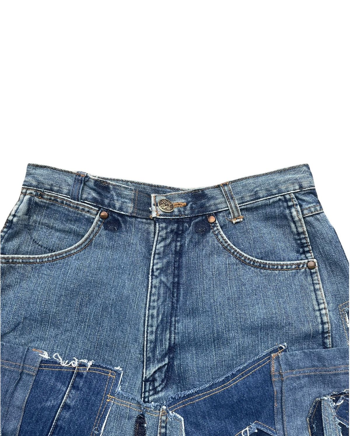 Vintage × Wrangler Vintage Wrangler Custom Patches Denim Size US 28 / EU 44 - 14 Thumbnail