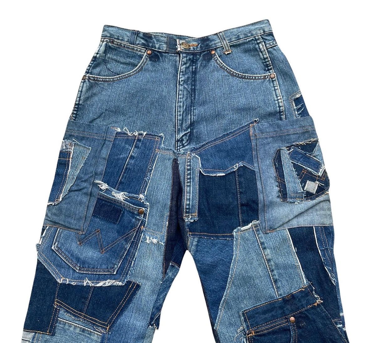 Vintage × Wrangler Vintage Wrangler Custom Patches Denim Size US 28 / EU 44 - 3 Thumbnail