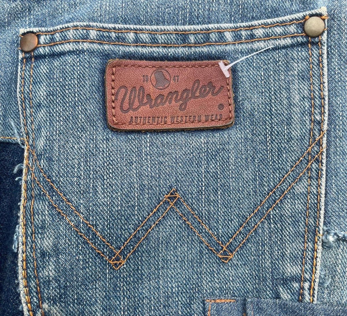Vintage × Wrangler Vintage Wrangler Custom Patches Denim Size US 28 / EU 44 - 10 Thumbnail