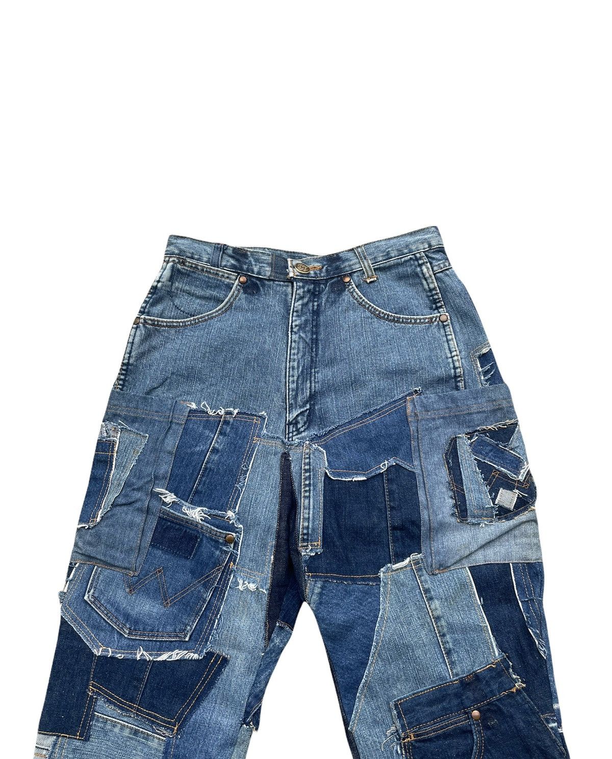 Vintage × Wrangler Vintage Wrangler Custom Patches Denim Size US 28 / EU 44 - 12 Thumbnail