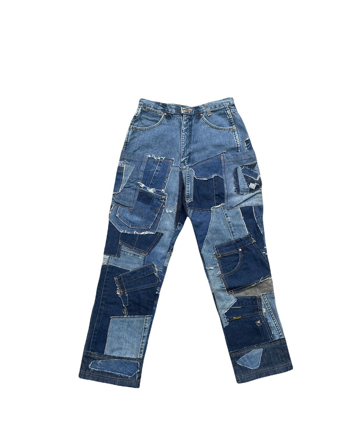 Vintage × Wrangler Vintage Wrangler Custom Patches Denim Size US 28 / EU 44 - 1 Thumbnail