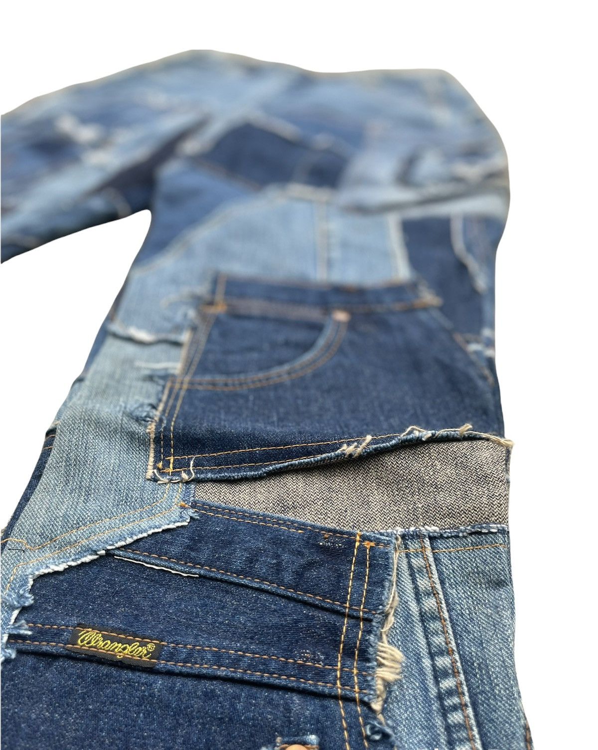 Vintage × Wrangler Vintage Wrangler Custom Patches Denim Size US 28 / EU 44 - 11 Thumbnail
