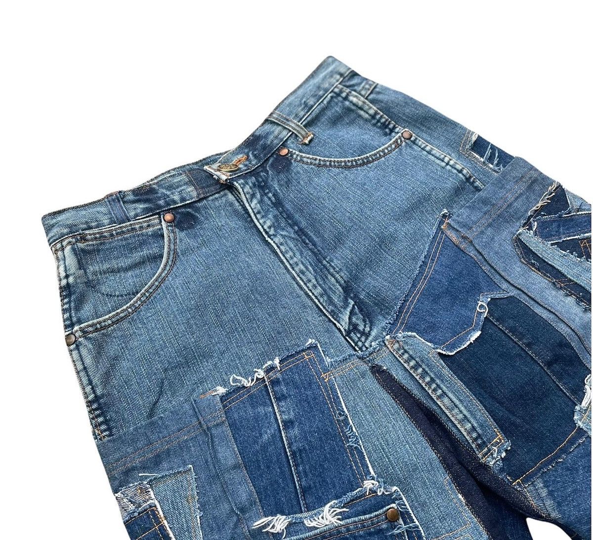 Vintage × Wrangler Vintage Wrangler Custom Patches Denim Size US 28 / EU 44 - 7 Thumbnail
