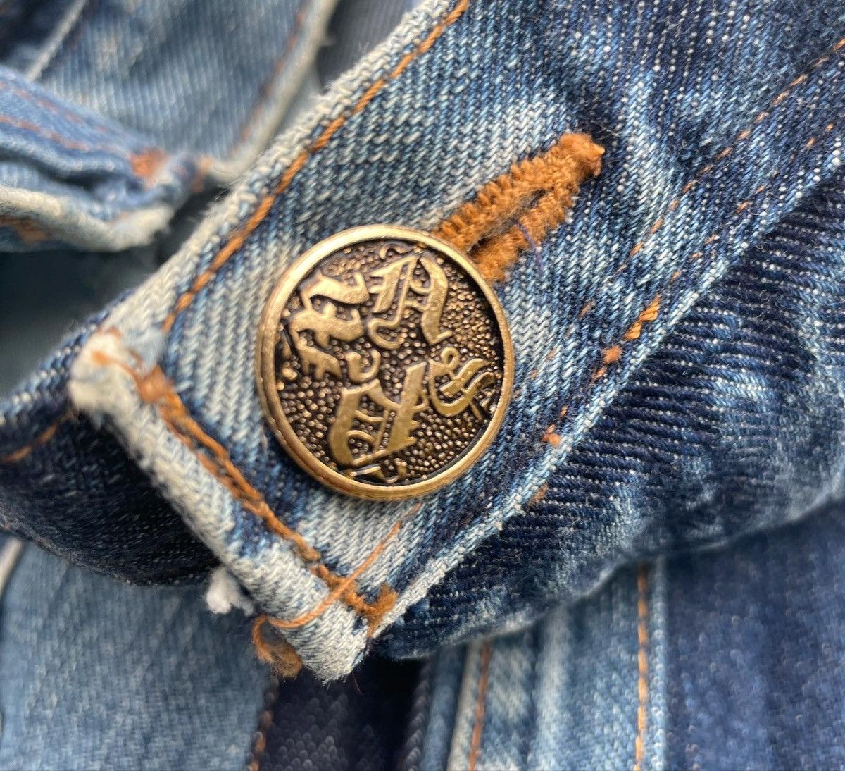 Vintage × Wrangler Vintage Wrangler Custom Patches Denim Size US 28 / EU 44 - 8 Thumbnail