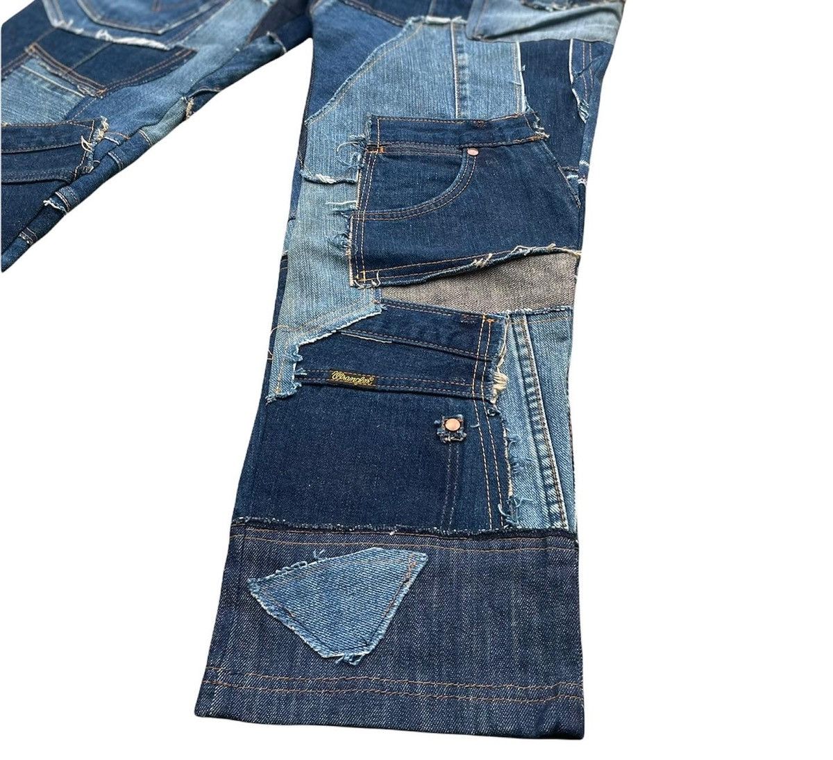 Vintage × Wrangler Vintage Wrangler Custom Patches Denim Size US 28 / EU 44 - 2 Thumbnail