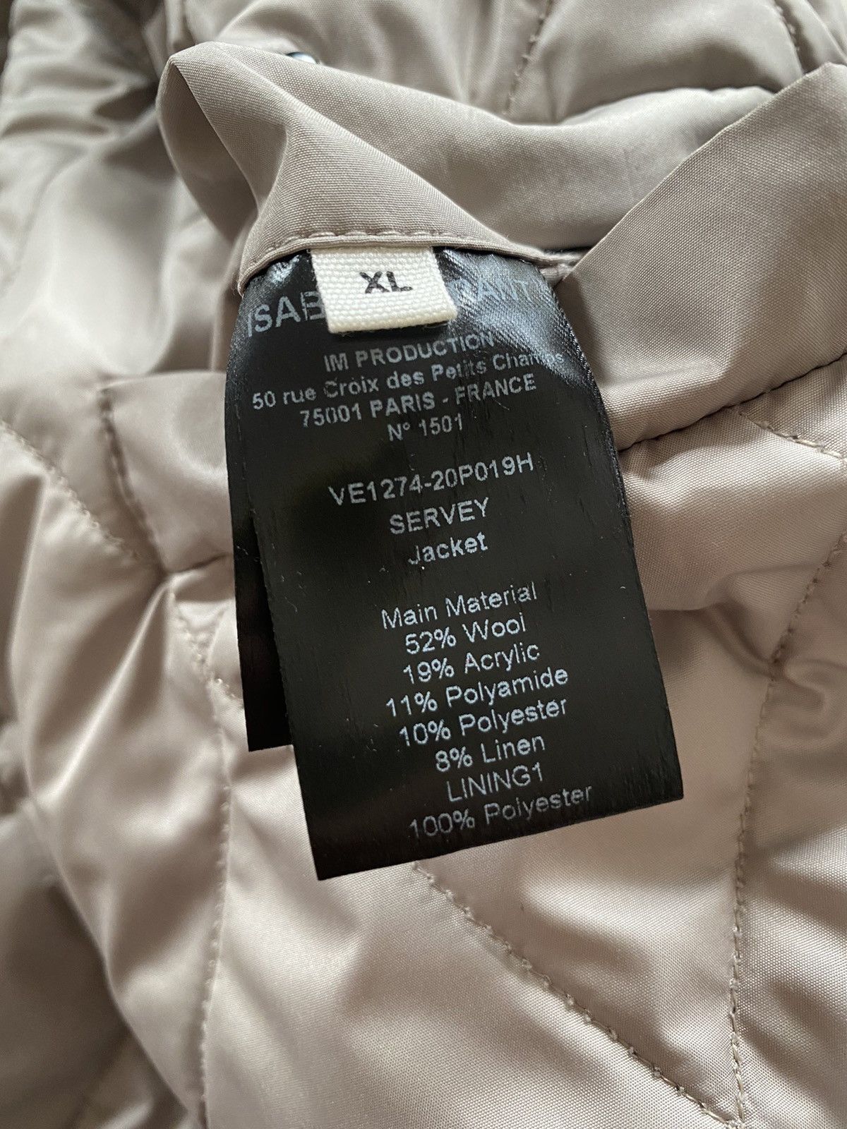 Isabel Marant Cream Weave Survey Jacket Size US XL / EU 56 / 4 - 5 Thumbnail