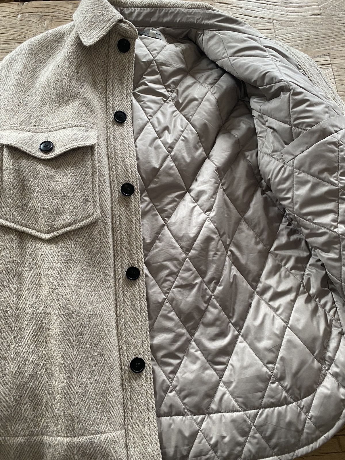 Isabel Marant Cream Weave Survey Jacket Size US XL / EU 56 / 4 - 3 Thumbnail