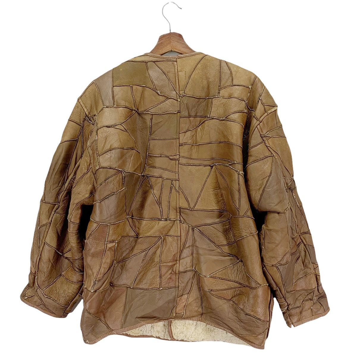 Hai Sporting Gear Vintage Hai Sporting Gear Issey Miyake Sherpa Leather Jacket Size US M / EU 48-50 / 2 - 7 Thumbnail