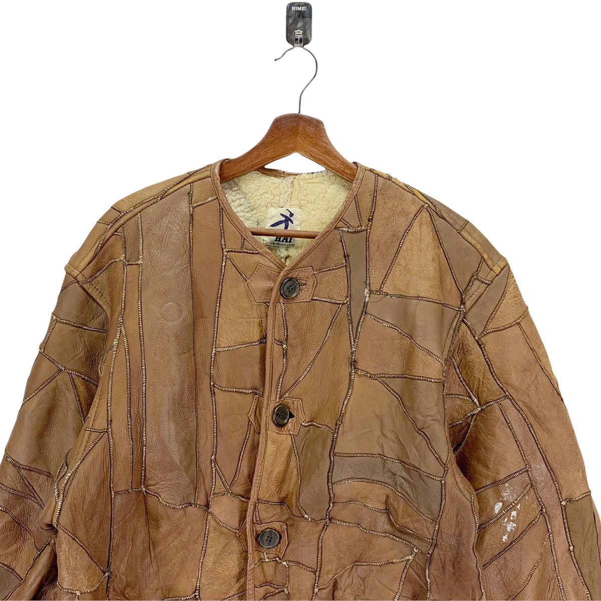 Hai Sporting Gear Vintage Hai Sporting Gear Issey Miyake Sherpa Leather Jacket Size US M / EU 48-50 / 2 - 4 Thumbnail