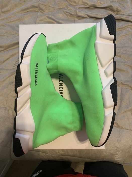 Balenciaga speed trainer online vert fluo