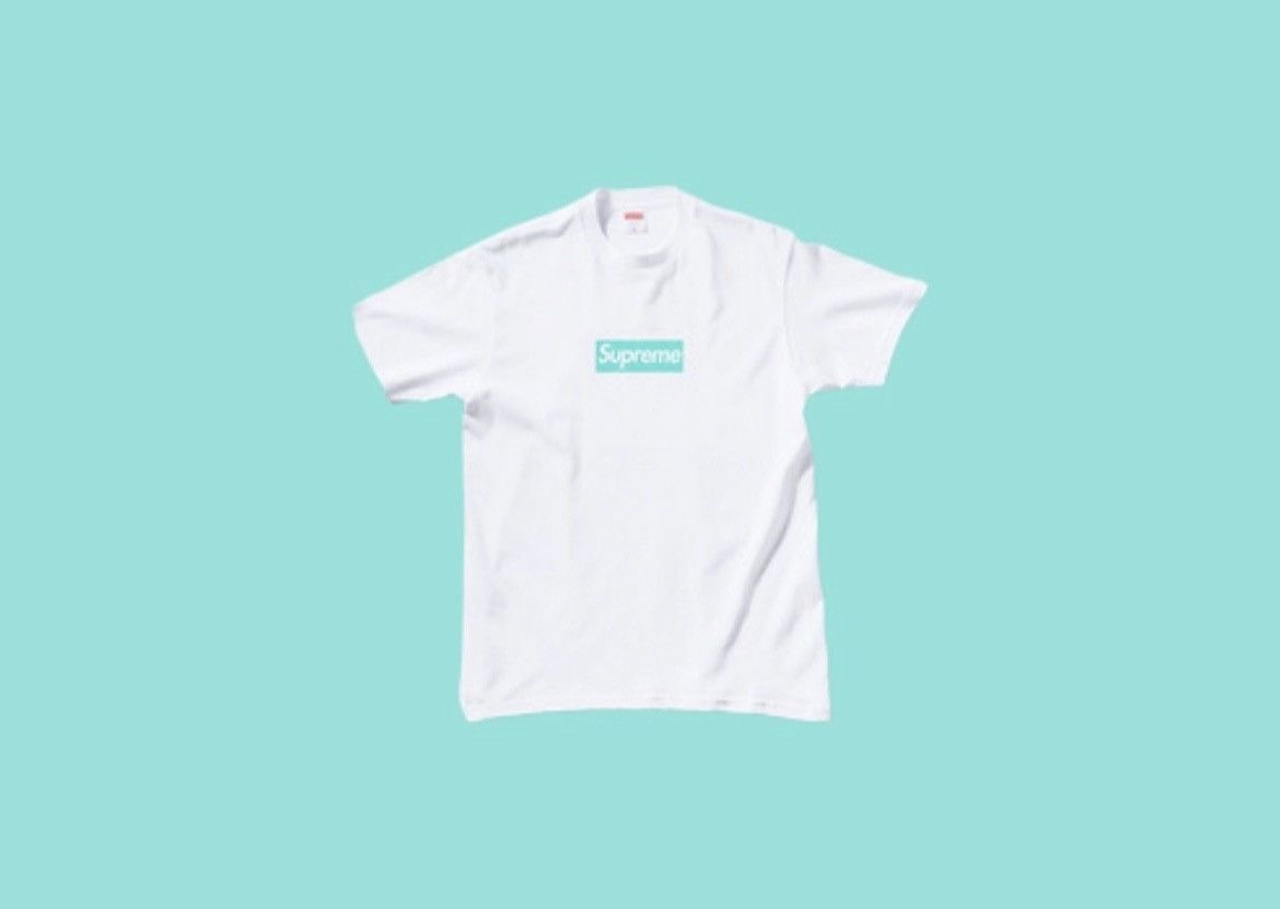 Supreme Supreme Tiffany & Co Box Logo Tee Shirt | Grailed