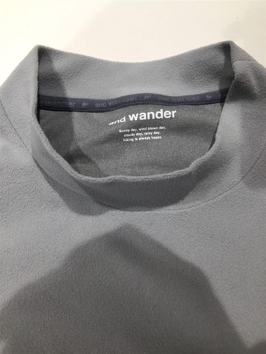 And Wander Thermotron Mock Neck Tee | Grailed