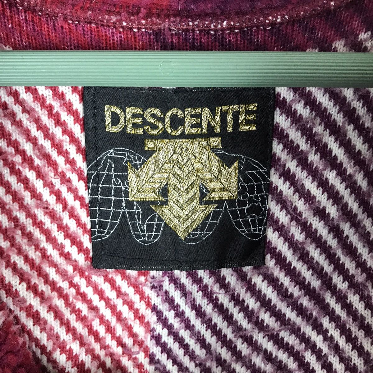 Descente × Vintage Vintage 90s Descente tartan plaid fleece pullover 1/4 zipper Size US M / EU 48-50 / 2 - 5 Thumbnail