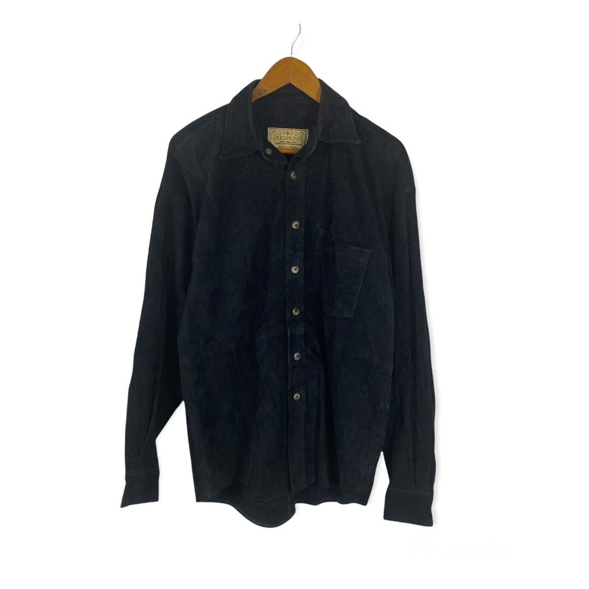 Japanese Brand REDSKINS SUEDE LEATHER BLACK JACKET Size US M / EU 48-50 / 2 - 1 Thumbnail