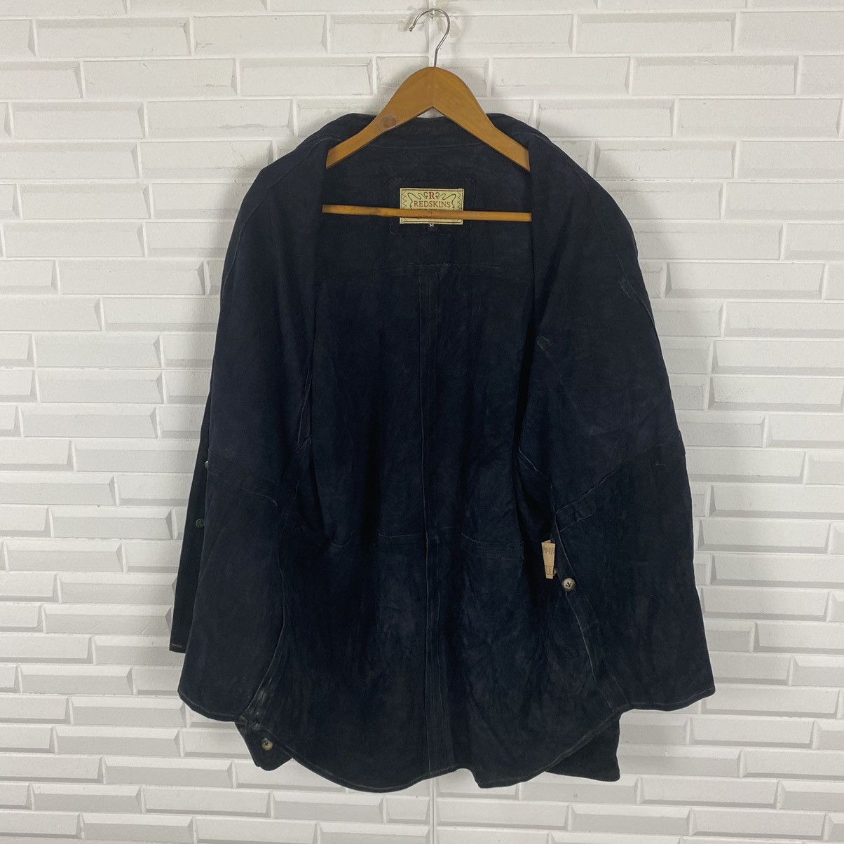 Japanese Brand REDSKINS SUEDE LEATHER BLACK JACKET Size US M / EU 48-50 / 2 - 12 Thumbnail