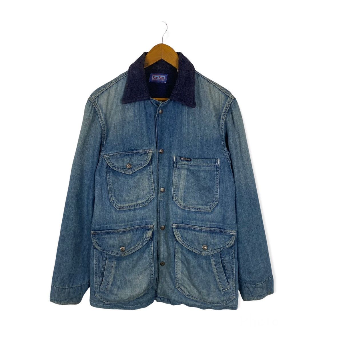 Blue Blue Japan BLUE BLUE JAPAN CHORE STYLE JACKET SHERPA LINING Size US M / EU 48-50 / 2 - 1 Thumbnail