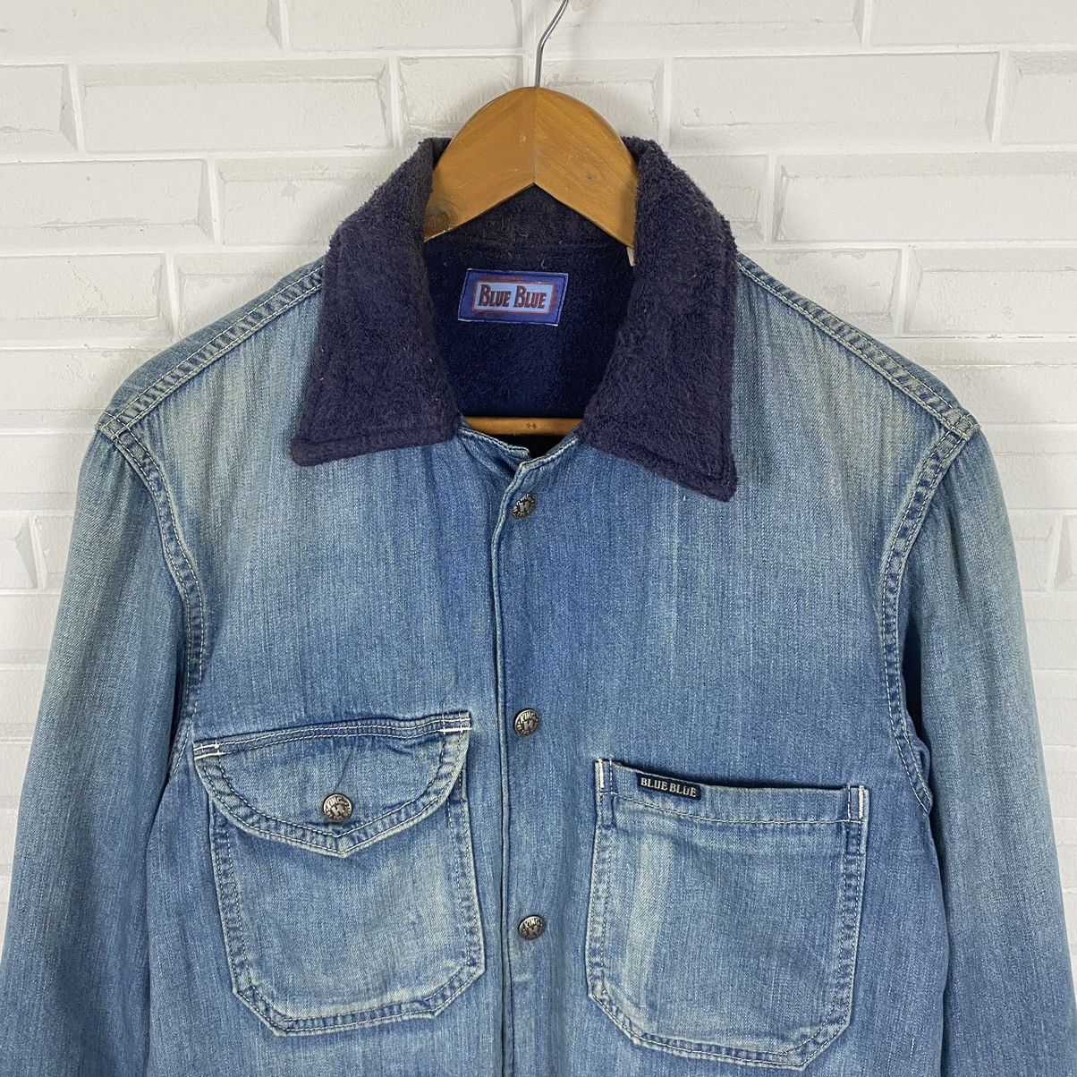 Blue Blue Japan BLUE BLUE JAPAN CHORE STYLE JACKET SHERPA LINING Size US M / EU 48-50 / 2 - 5 Thumbnail