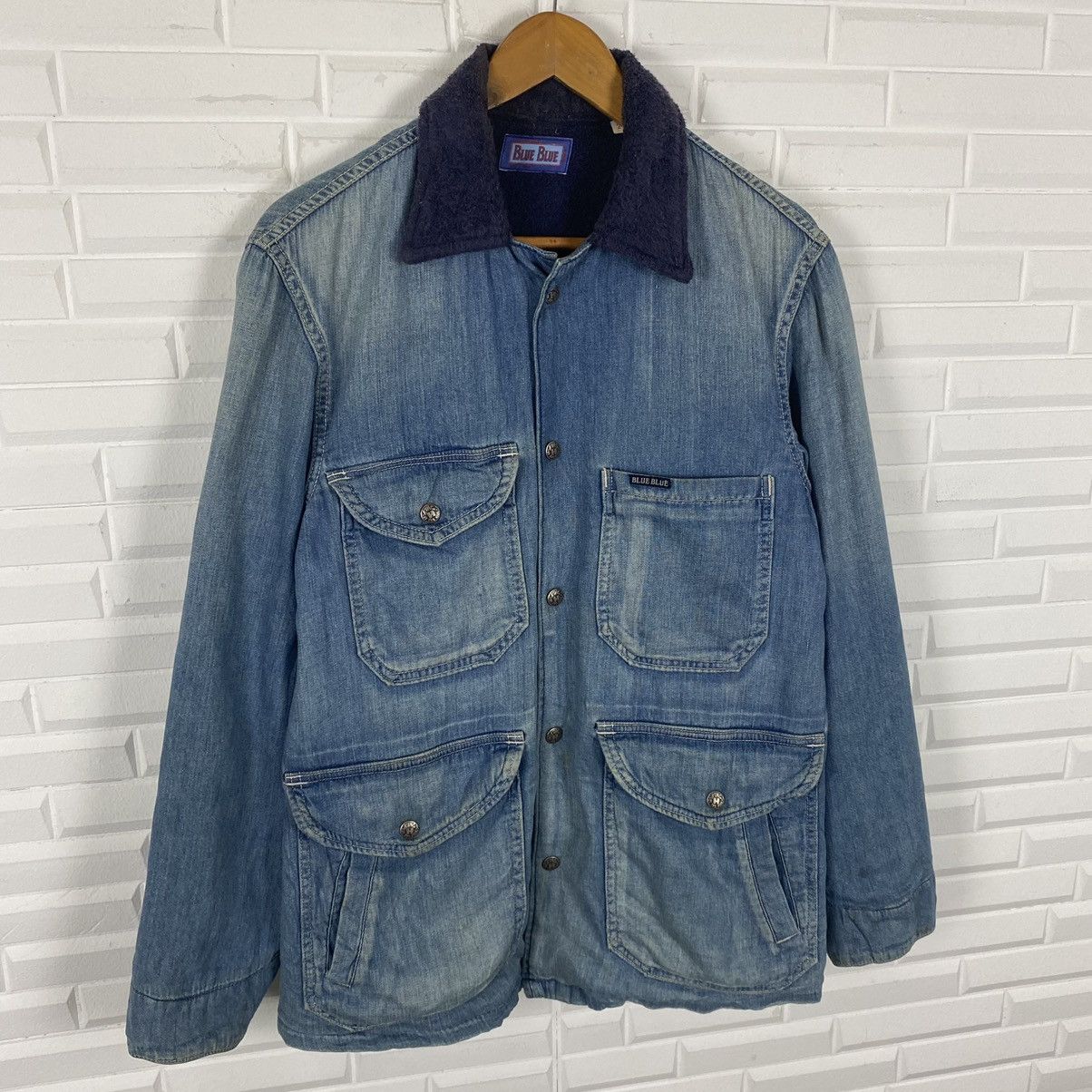 Blue Blue Japan BLUE BLUE JAPAN CHORE STYLE JACKET SHERPA LINING Size US M / EU 48-50 / 2 - 4 Thumbnail