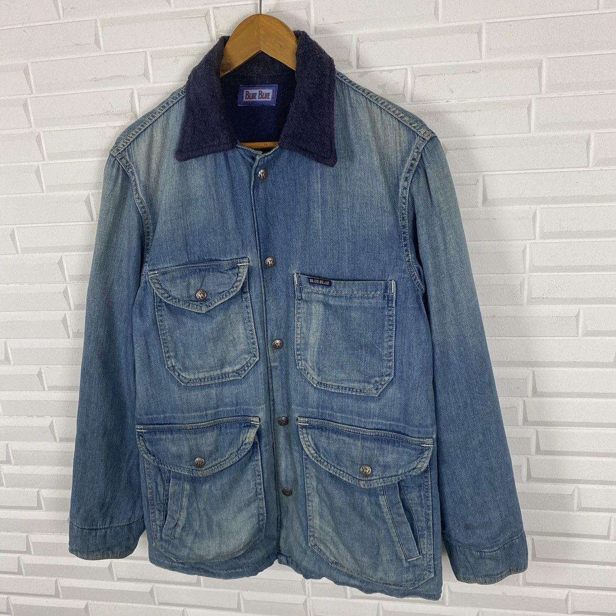 Blue Blue Japan BLUE BLUE JAPAN CHORE STYLE JACKET SHERPA LINING Size US M / EU 48-50 / 2 - 3 Thumbnail