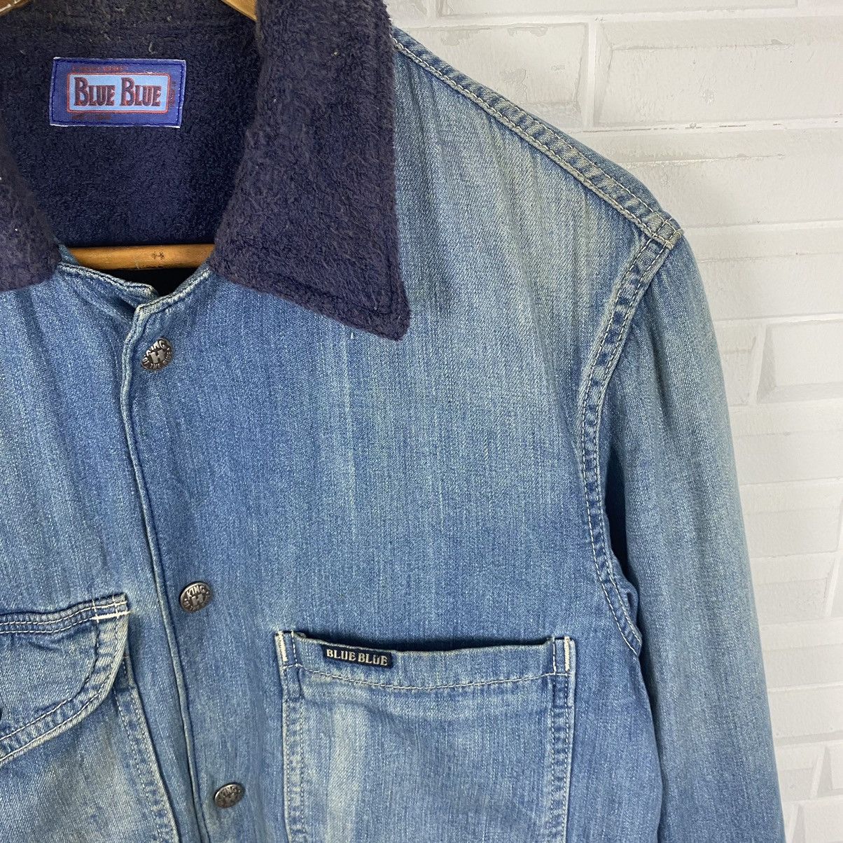 Blue Blue Japan BLUE BLUE JAPAN CHORE STYLE JACKET SHERPA LINING Size US M / EU 48-50 / 2 - 7 Thumbnail
