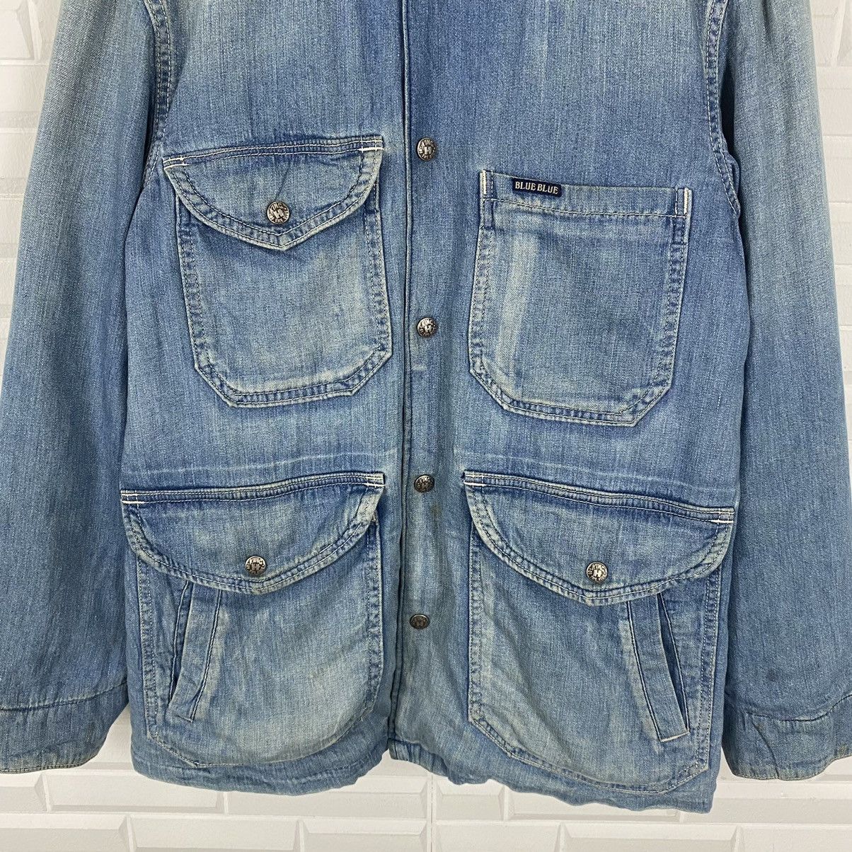Blue Blue Japan BLUE BLUE JAPAN CHORE STYLE JACKET SHERPA LINING Size US M / EU 48-50 / 2 - 6 Thumbnail