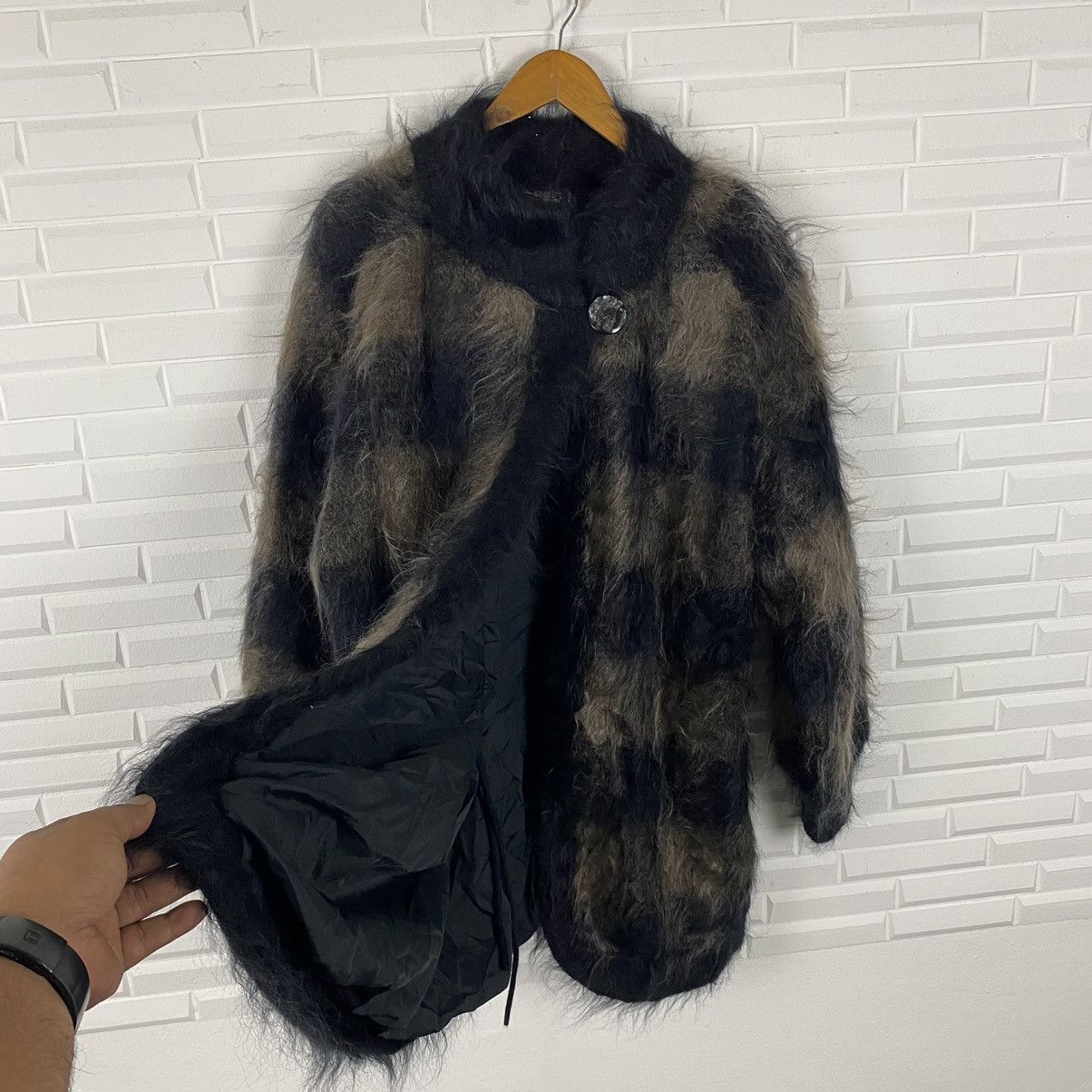 Designer × Japanese Brand ☀️AGAIN NON-NO MINK FUR JACKET DESIGN FOR WOMEN Size US L / EU 52-54 / 3 - 12 Thumbnail
