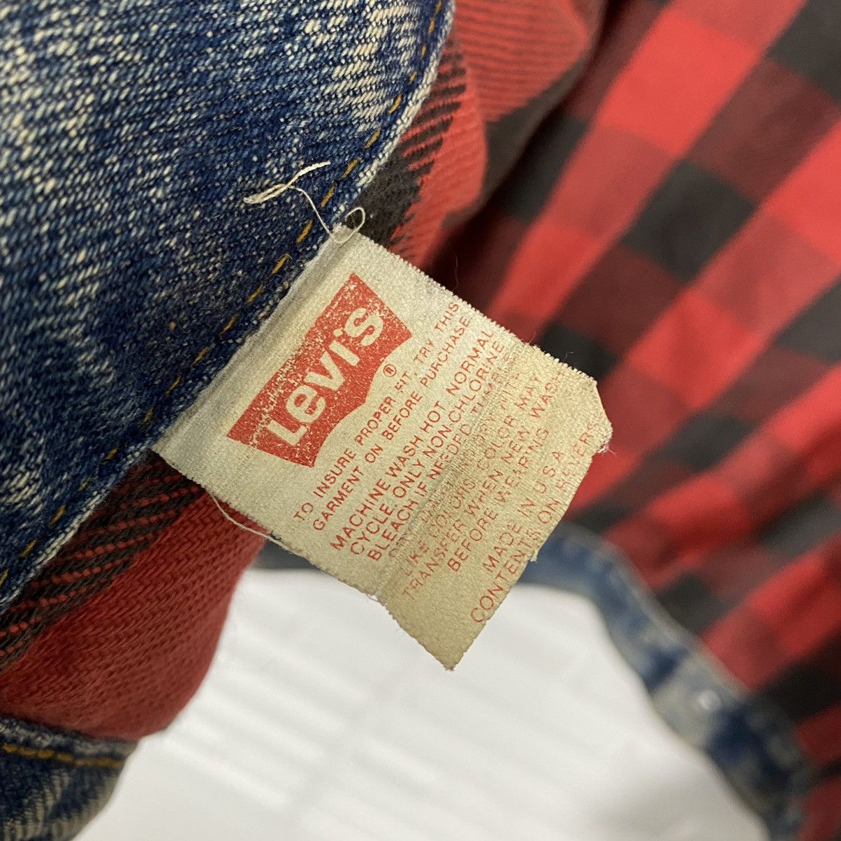 Levi's 70411 0816 Vintage Levi's trucker size 40 Size US M / EU 48-50 / 2 - 16 Thumbnail