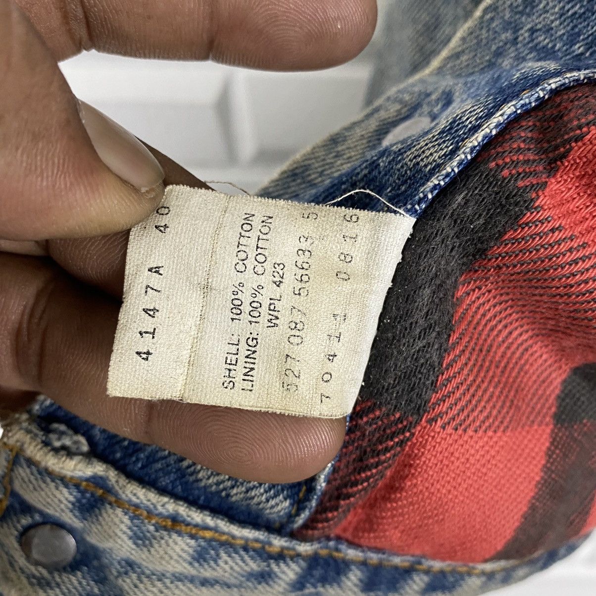 Levi's 70411 0816 Vintage Levi's trucker size 40 Size US M / EU 48-50 / 2 - 17 Thumbnail