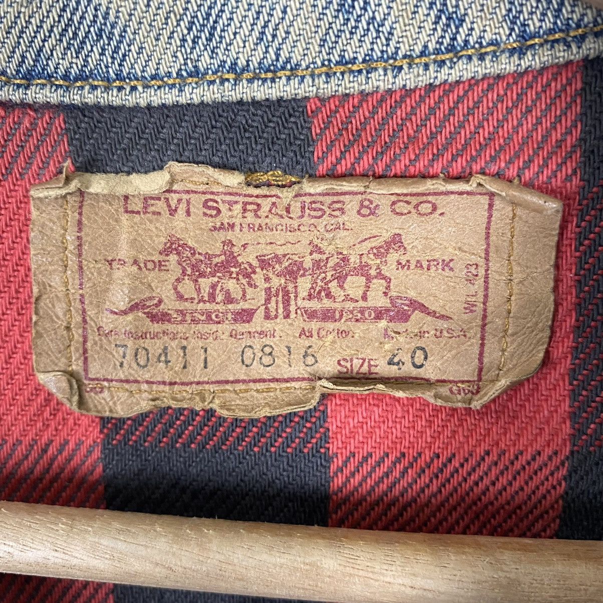 Levi's 70411 0816 Vintage Levi's trucker size 40 Size US M / EU 48-50 / 2 - 15 Thumbnail
