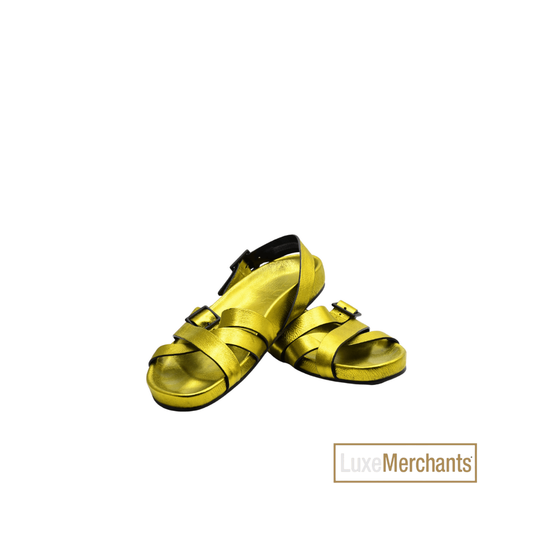Burberry Prorsum Gold Sandals