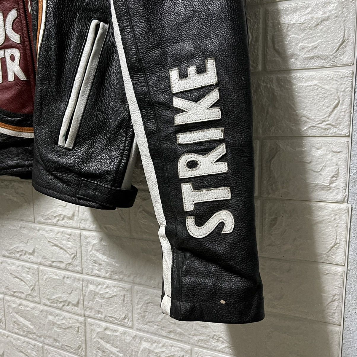Vintage ‼️Final drop‼️Lucky Strike Black Red Leather Racing Jacket Size US M / EU 48-50 / 2 - 8 Thumbnail