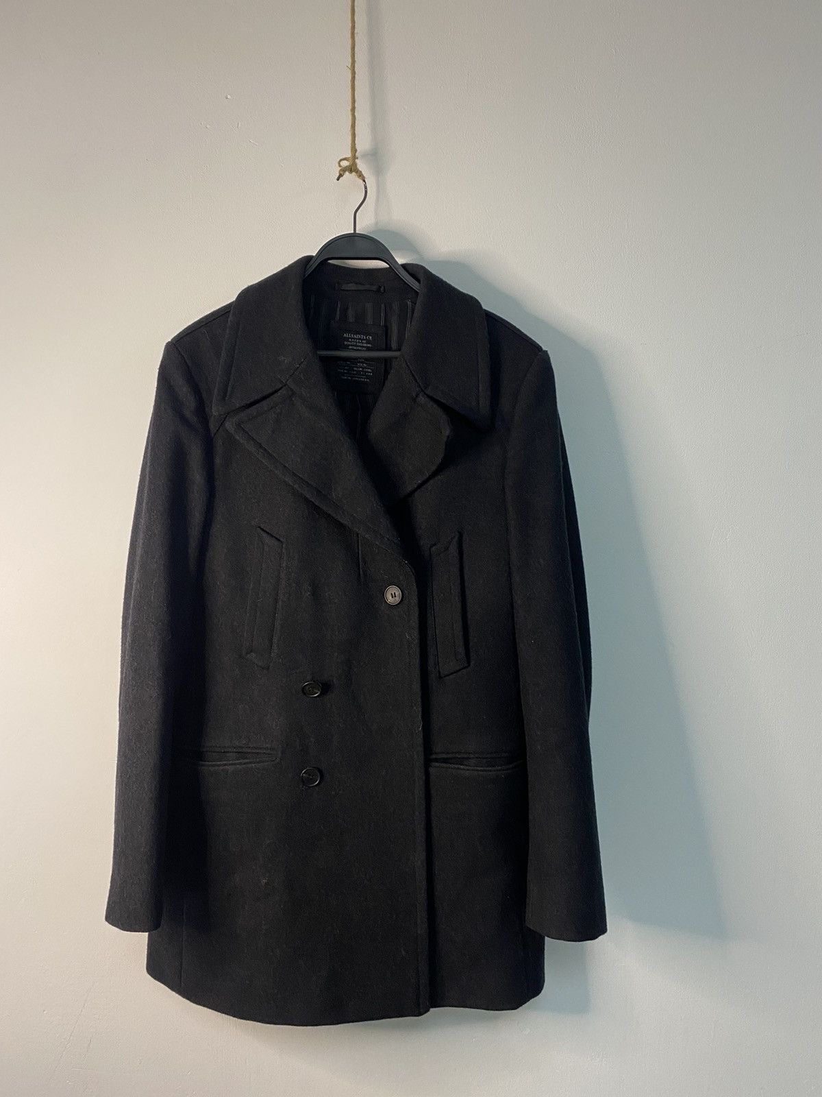 Spitalfields wool hot sale coat