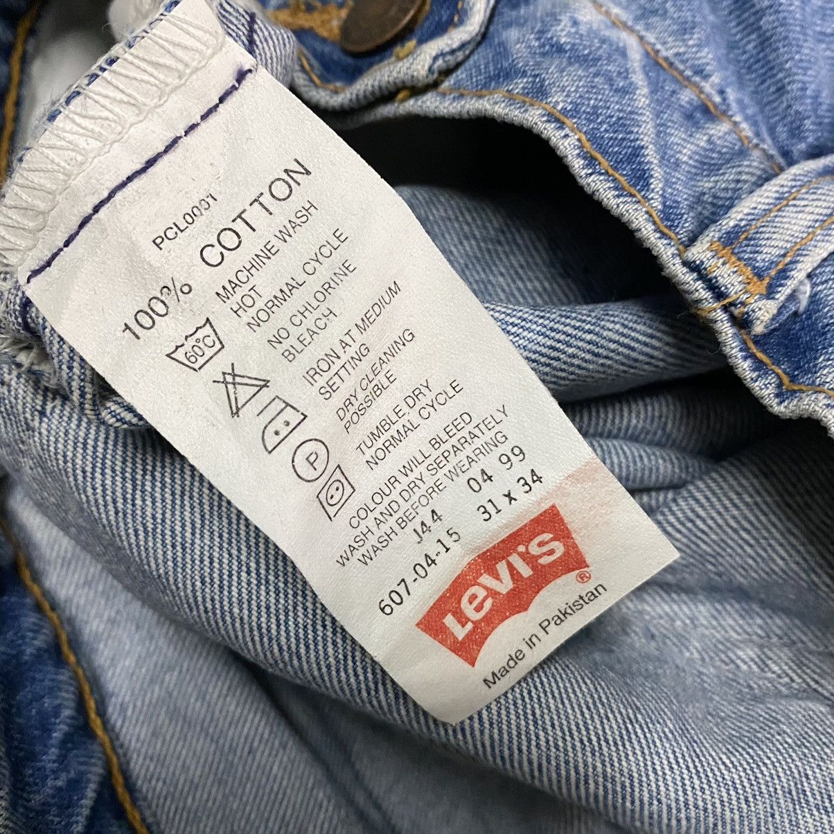 Levi's Vintage Levis 607 Jeans Light Wash Orangetab Size US 30 / EU 46 - 11 Thumbnail