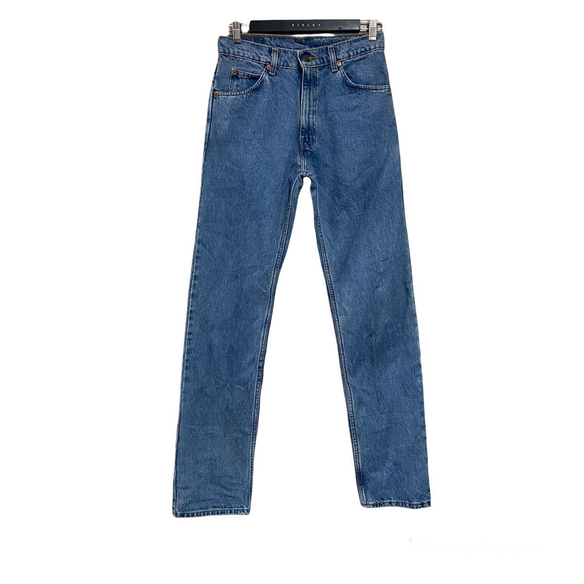 Levi's Vintage Levis 607 Jeans Light Wash Orangetab Size US 30 / EU 46 - 3 Thumbnail