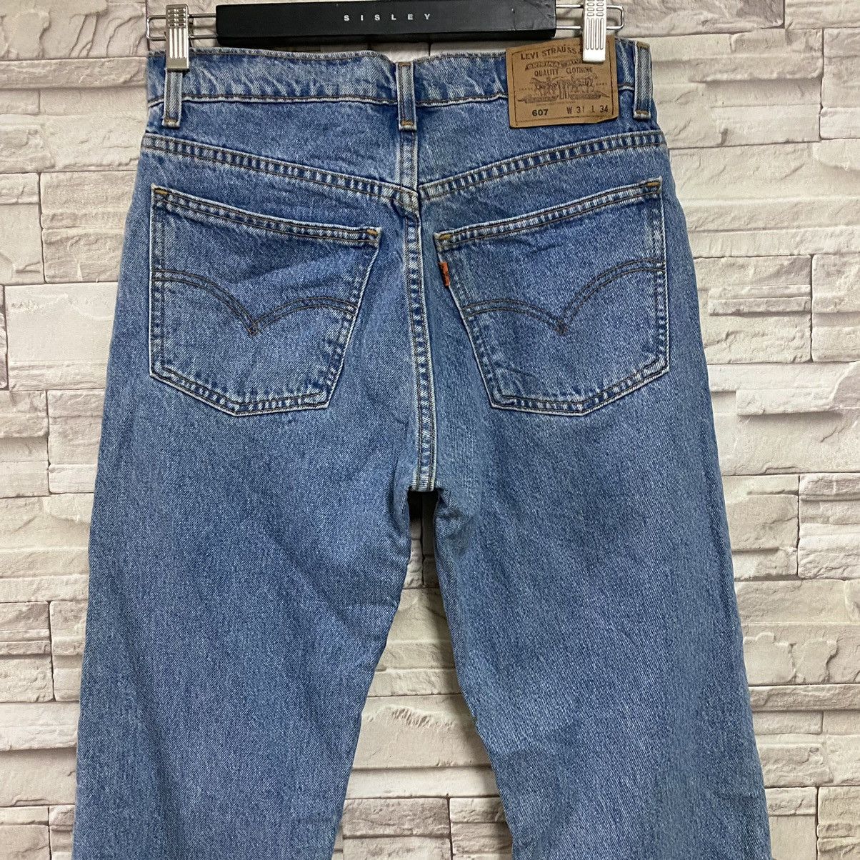 Levi's Vintage Levis 607 Jeans Light Wash Orangetab Size US 30 / EU 46 - 8 Thumbnail