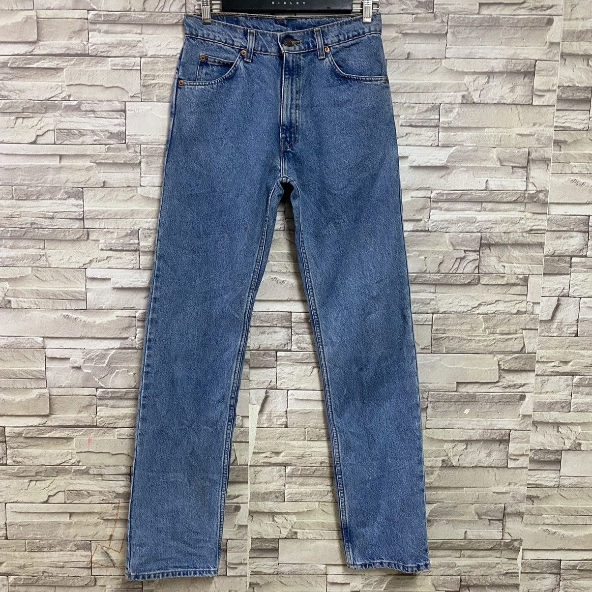 Levi's Vintage Levis 607 Jeans Light Wash Orangetab Size US 30 / EU 46 - 4 Thumbnail