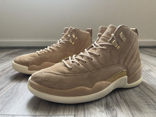 Jordan retro hotsell 12 tan