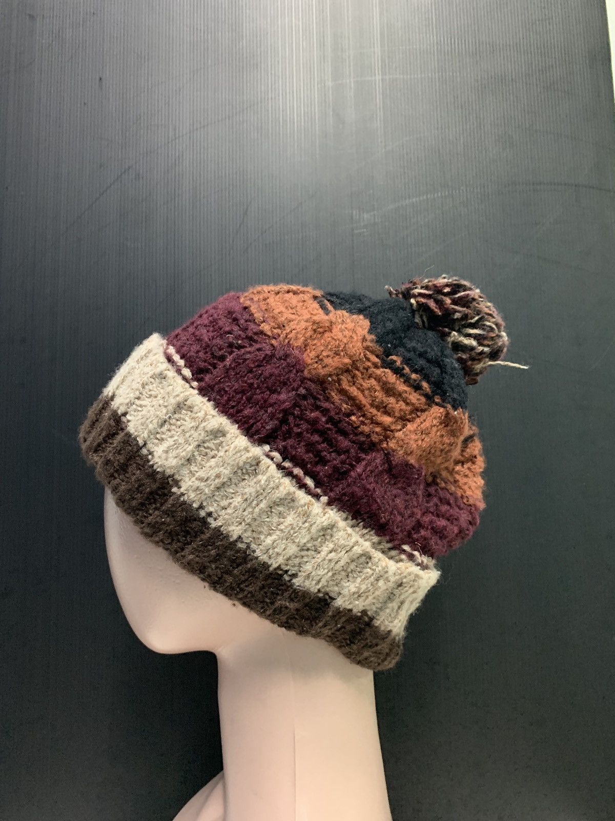 CA4LA 🇯🇵 RARE!! Japanese Ca4la Multicolor Striped Beanie Cap Size ONE SIZE - 1 Thumbnail