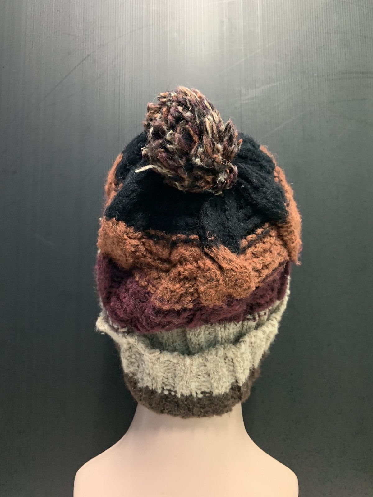 CA4LA 🇯🇵 RARE!! Japanese Ca4la Multicolor Striped Beanie Cap Size ONE SIZE - 4 Thumbnail