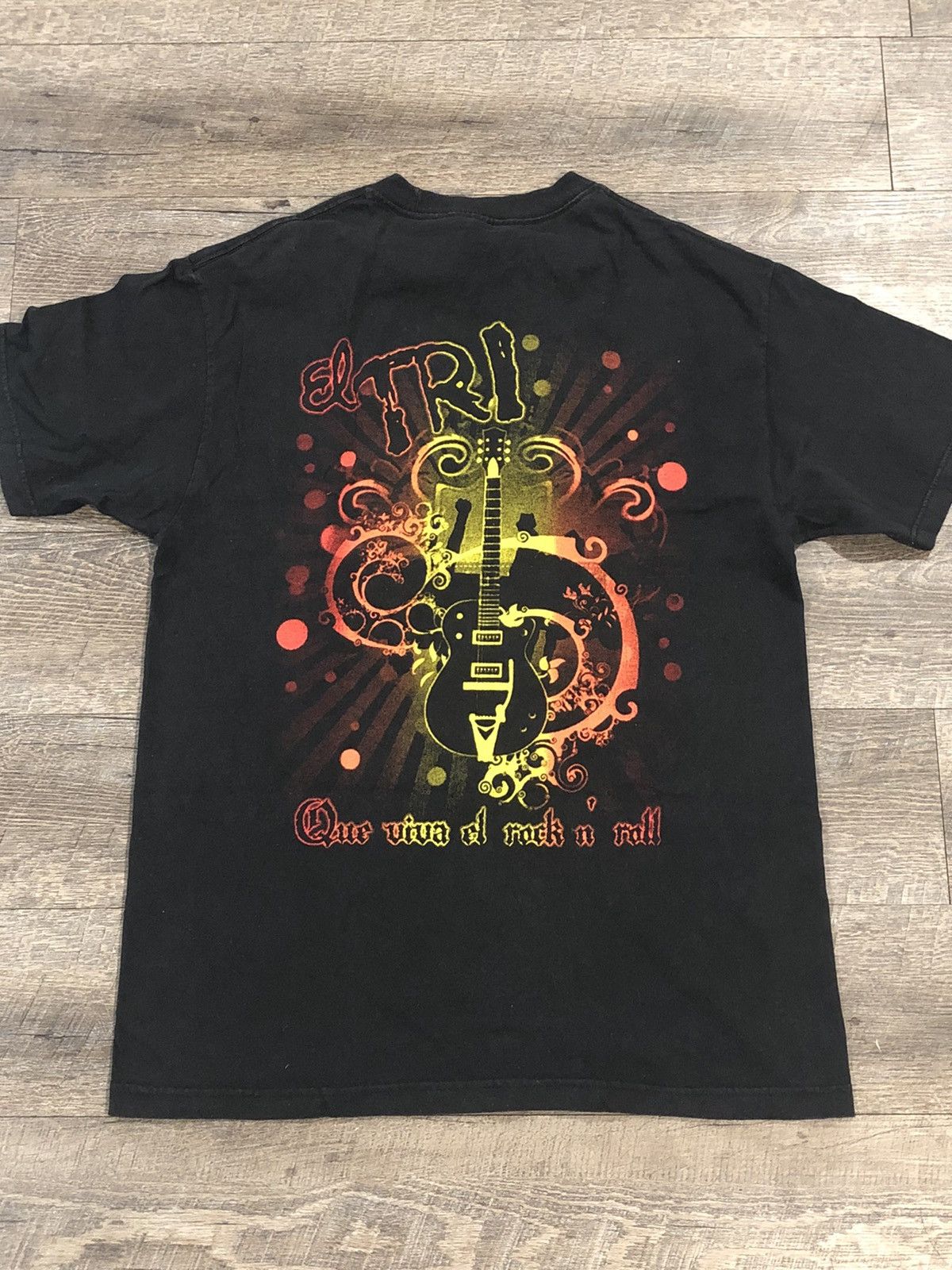 AAA Rare Vintage El Tri Virgin Mary Black Tee Shirt Size Large Size US L / EU 52-54 / 3 - 5 Thumbnail