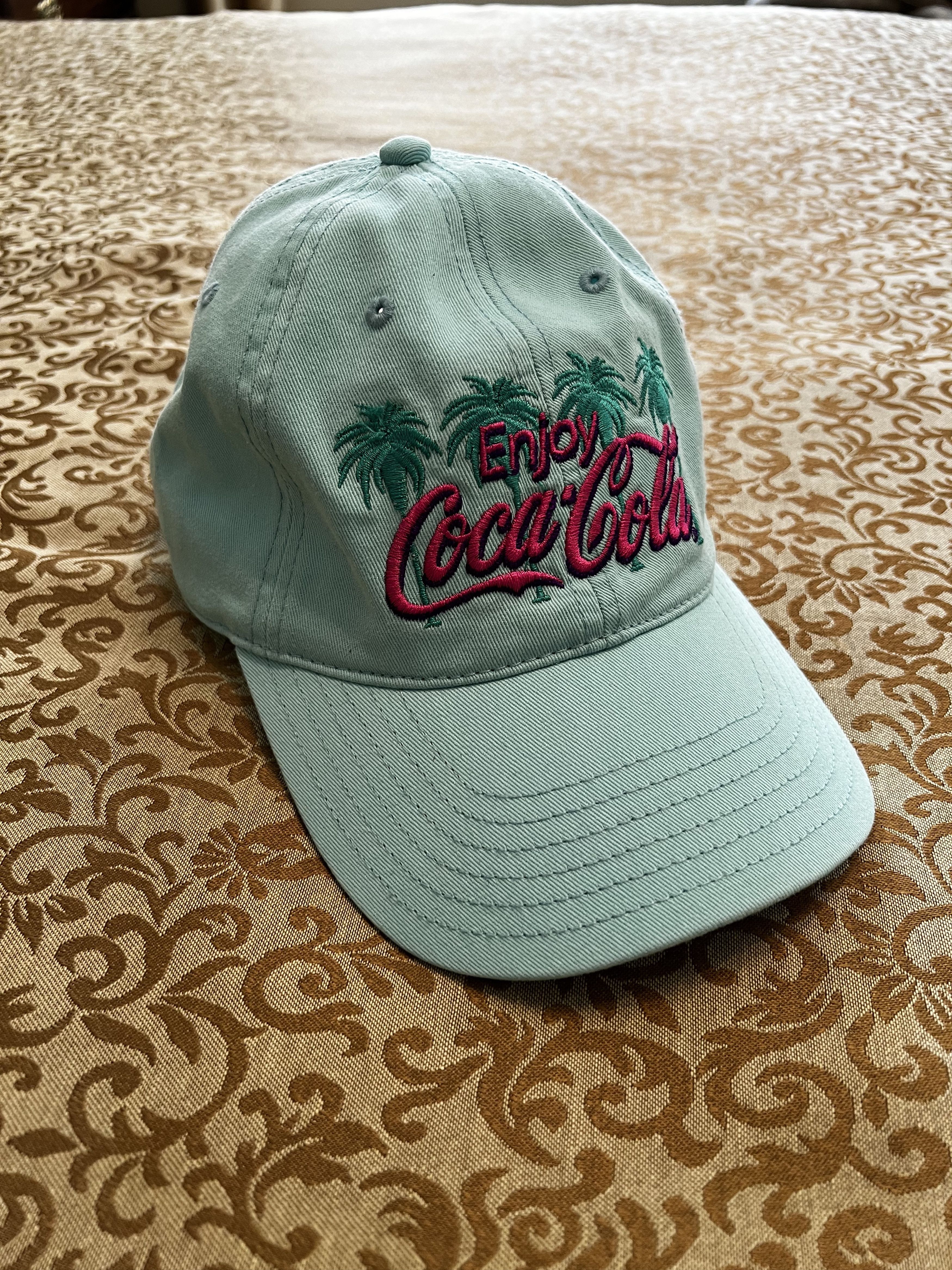 Coca Cola × Vintage Mint Coca Cola Soda Palm Trees Hat Cap Size ONE SIZE - 1 Thumbnail