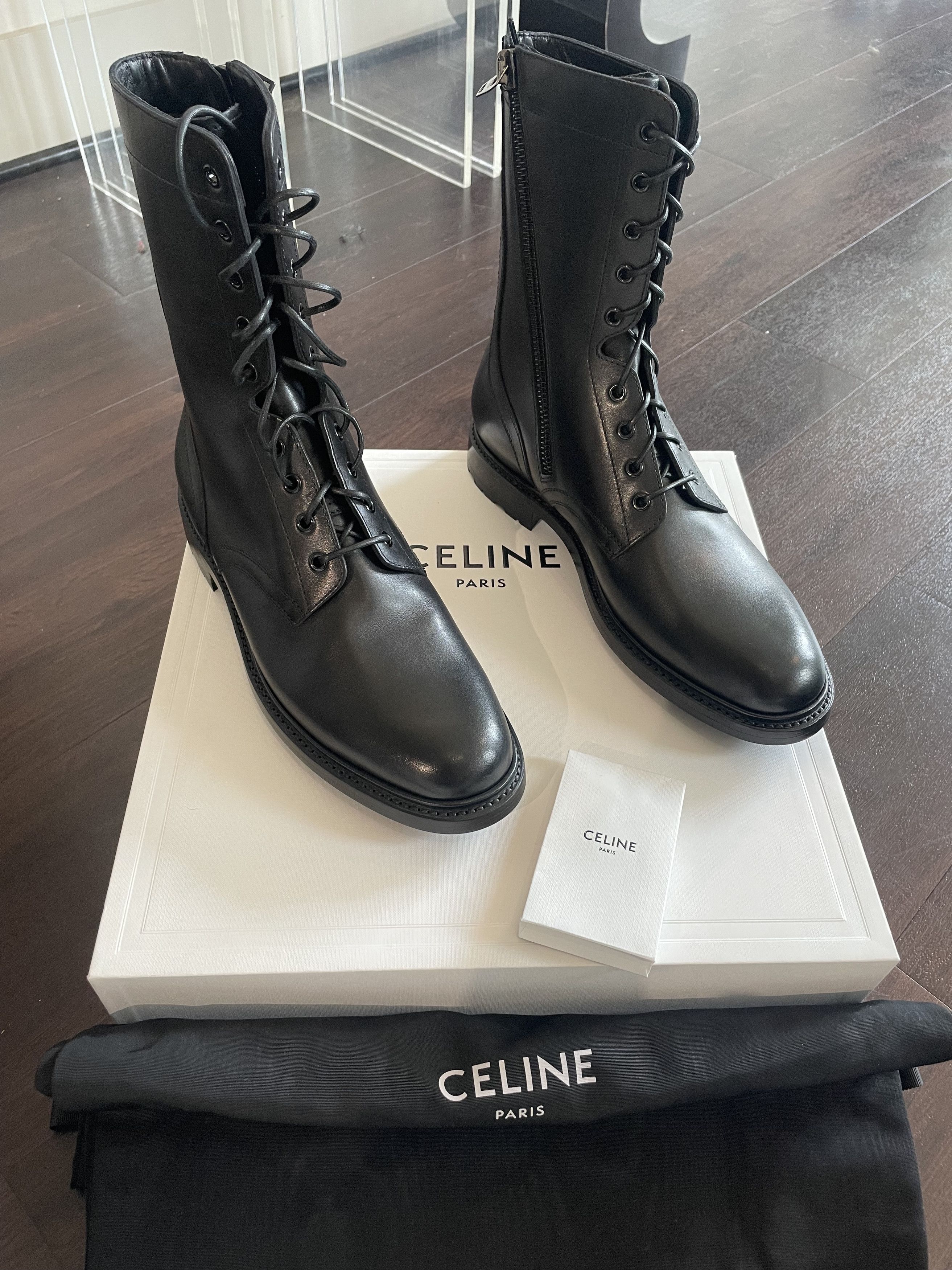 Celine Celine Ranger Combat Boots | Grailed
