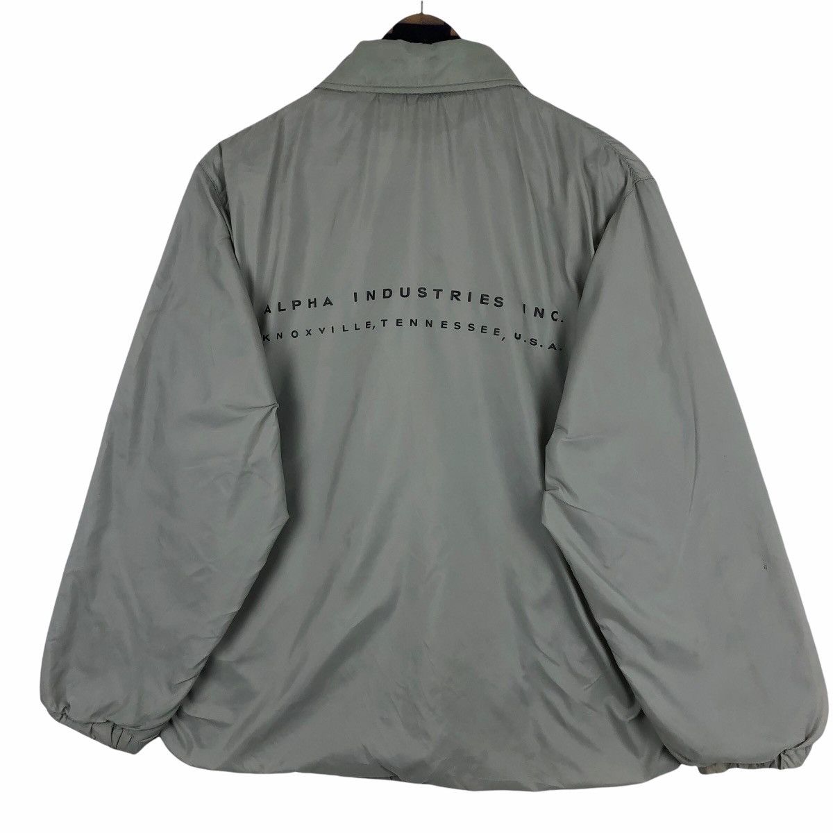 Alpha Industries Vintage Alpha Industries Nylon Coach Jacket Made In USA Size US L / EU 52-54 / 3 - 11 Thumbnail