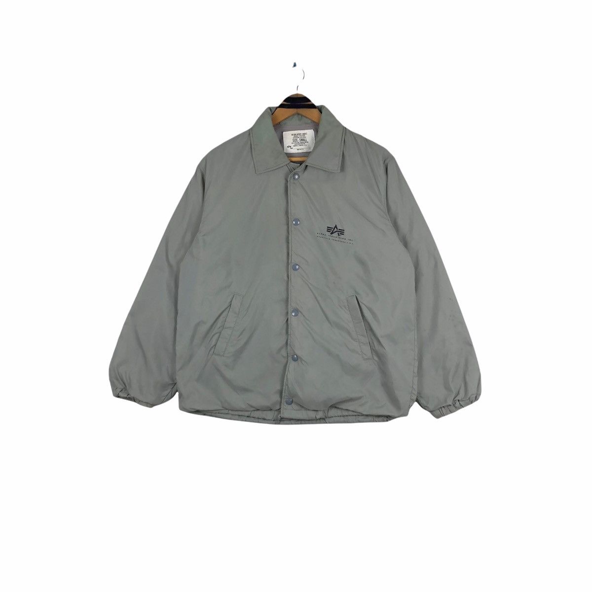 Alpha Industries Vintage Alpha Industries Nylon Coach Jacket Made In USA Size US L / EU 52-54 / 3 - 2 Thumbnail